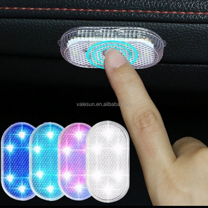 Car Interior 5v Led Lighting Finger Touch Sensor Reading Lamp Led Attraction Lights Usb Charge 6 Bulbs Car Door Light