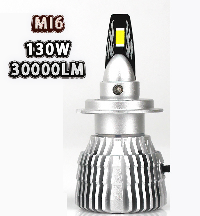 New Mi6 Led headlight bulbs high lumen 130W 30000 Lumen H11 9005 9006 H7 Led Headlight Car Light Bulb H4 Led Headlights