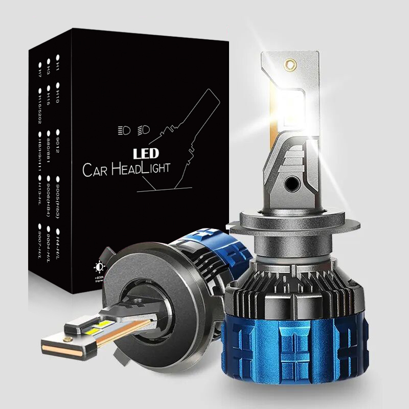 F8 Csp Chip 100W 18000lm LED Headlight Bulb 6000K Led Car Headlight H1 H3 H8  H4 9005 9006 Led Headlights