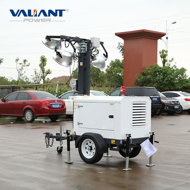 Portable Diesel Light Tower Trailer Light Tower