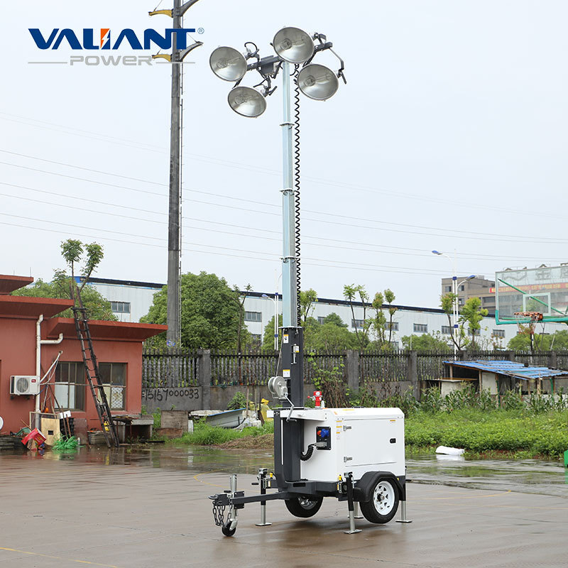 Sports Event Solution Metal Halide Diesel Lighting Tower