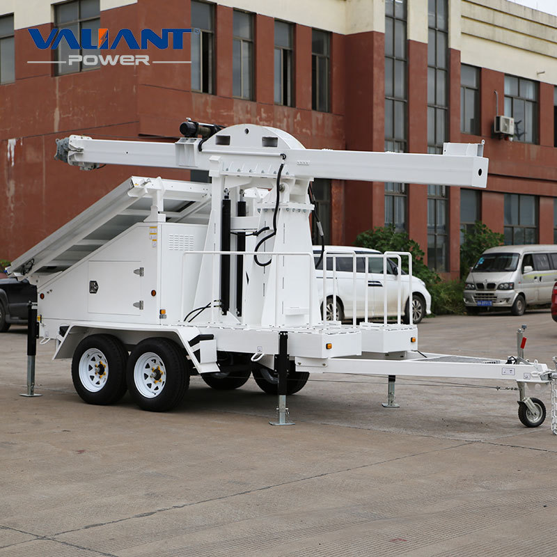 commercial solar generator mobile trailer for 18m