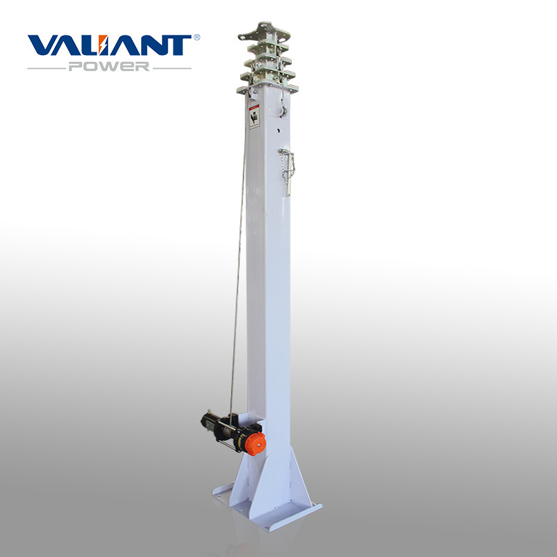 Light Tower CCTV Tower Pole Mounting Mobile Telescopic Mast for Monitoring and Lighting