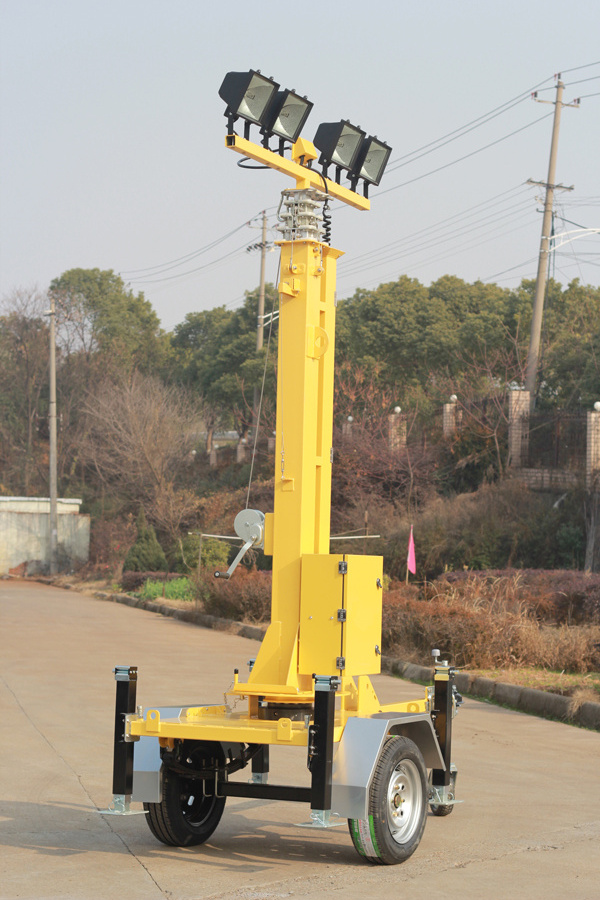 Mini High Mast Vehicle Light Tower Mains Power Light Tower