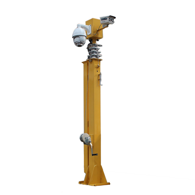 Mobile Telescopic Mast Pole for Security