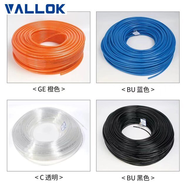 plastic metal  pneumatic connector fittings hose  push in flexible hose Pneumatic Tubjing