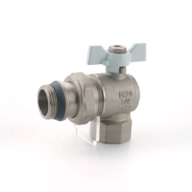 1/2 inch Pn-25 High Temperature Brass Angle Ball Valve Price List with Union