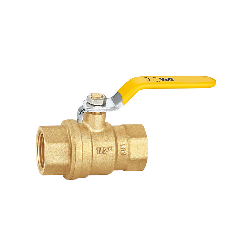 Sold in COLOMBIA 1/2 - 1 inch Shut Off Female Thread DN 25 Natural Gas Brass Ball Valve with Lever Handle