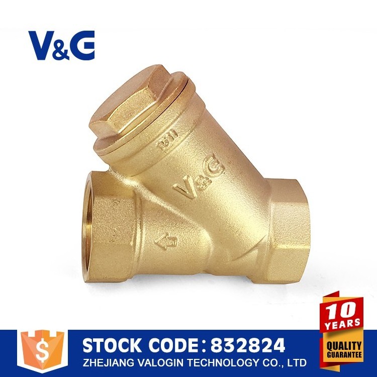 Factory Provide Directly Good Selling Brass Foot Valve With Strainer