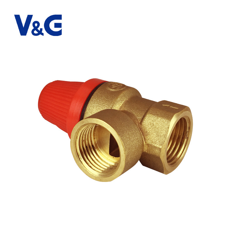 Gas Burner High Pressure 1/2 3/4 Inch Water Heater Brass Safety Relief Valve