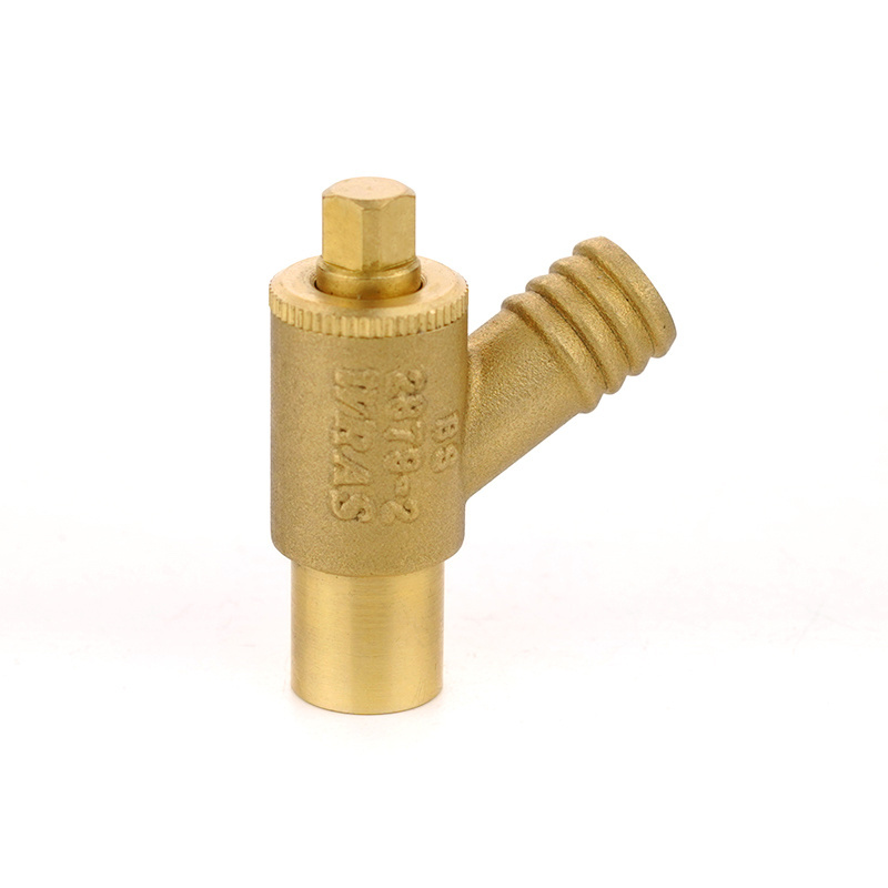 V&G Brand Hit in Britain Professional Supplier 15mm Connection Brass Drain Cock Shut Off Valve