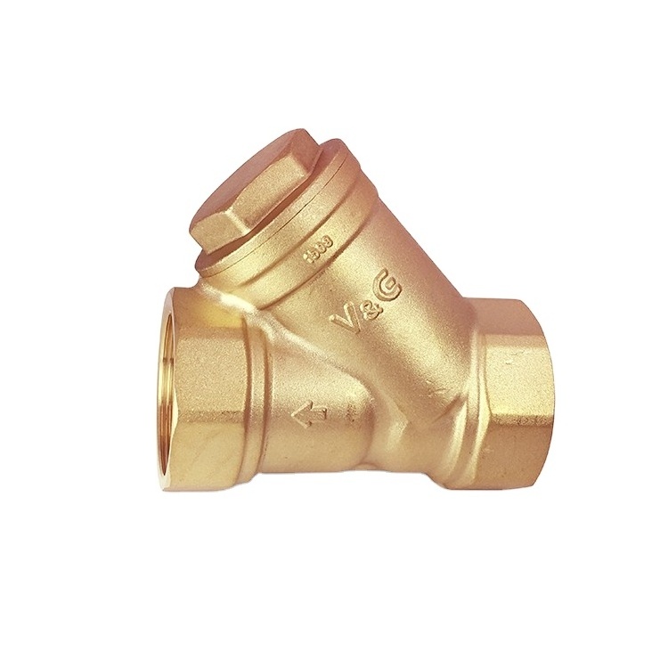 Factory Provide Directly Good Selling Brass Foot Valve With Strainer