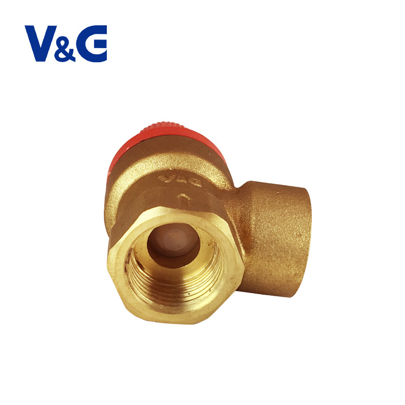 Gas Burner High Pressure 1/2 3/4 Inch Water Heater Brass Safety Relief Valve