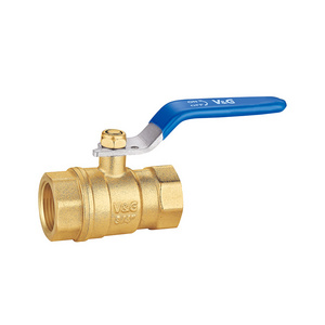 1/2 - 2 inch EN13828 Standard PN25 Working Pressure Female Thread Lever Handle Brass Ball Valve