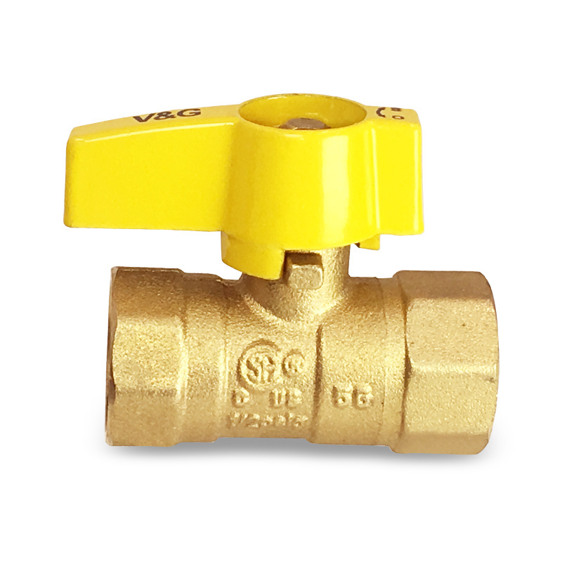 1/4 Turn Alu. Handle Forging Brass CSA Certified Gas Ball  Valve 3/8