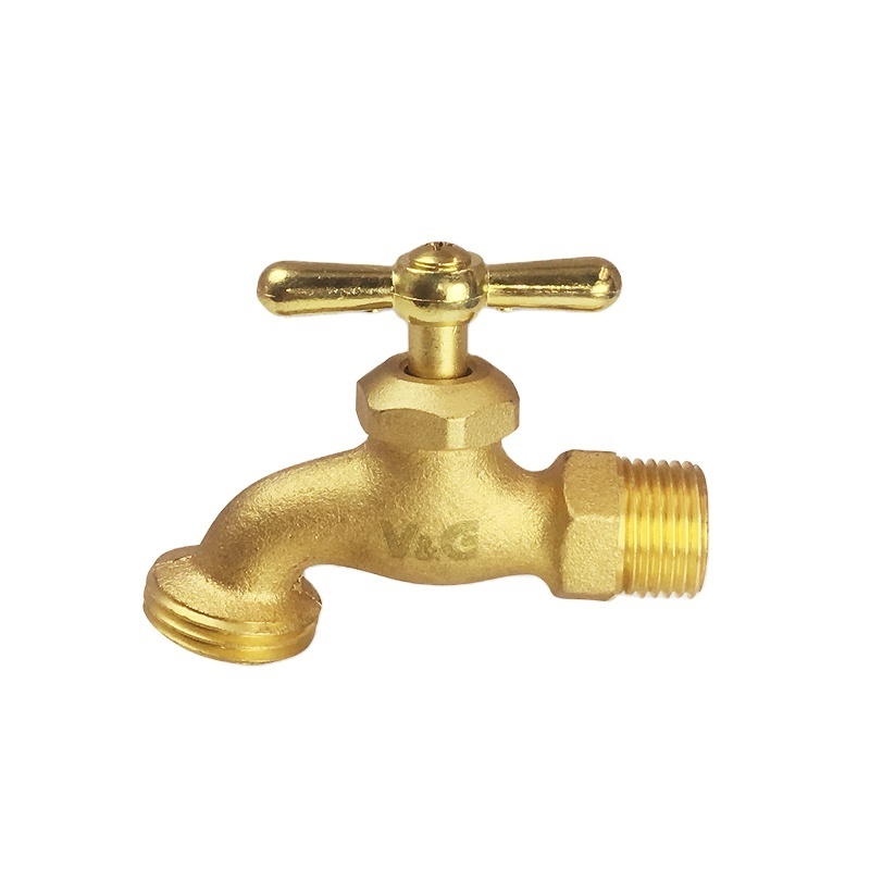 Wall Mounted Tap NPT 1/2 Brass Water Hose Bibcock Valve