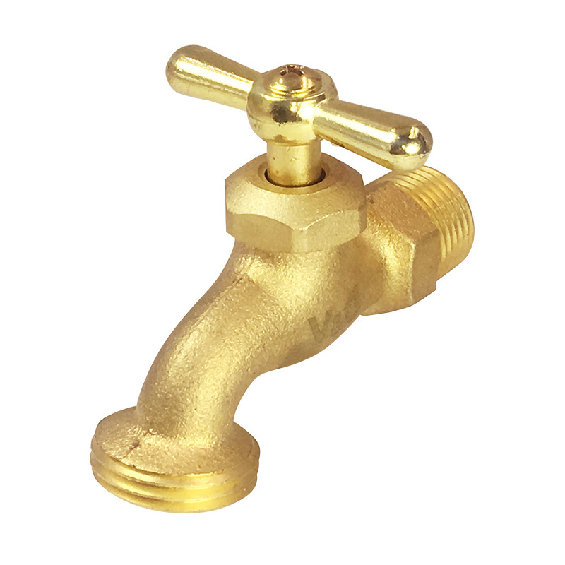 Wall Mounted Tap NPT 1/2 Brass Water Hose Bibcock Valve