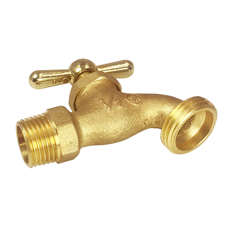 Wall Mounted Tap NPT 1/2 Brass Water Hose Bibcock Valve