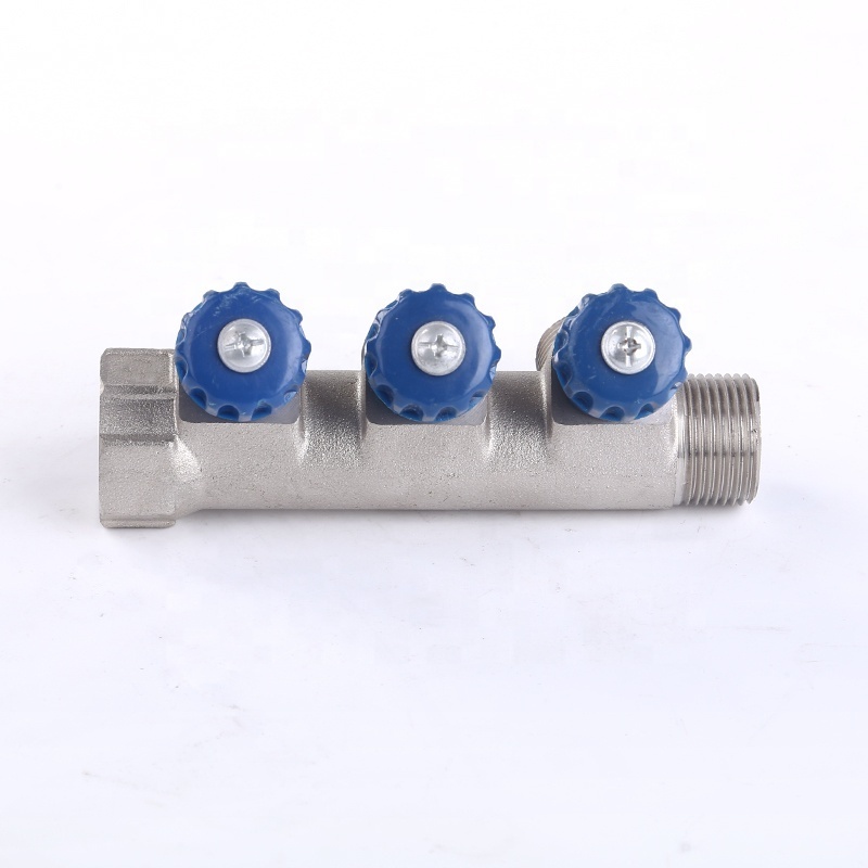 mix underfloor central heating manifold faucet diverter valve