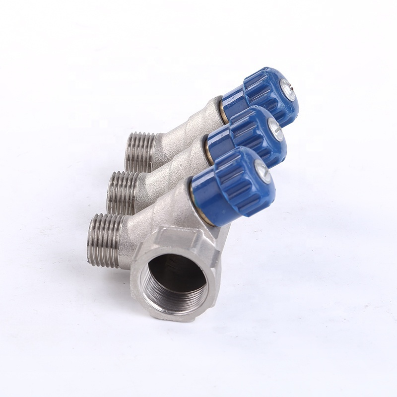 mix underfloor central heating manifold faucet diverter valve