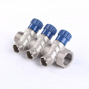 mix underfloor central heating manifold faucet diverter valve