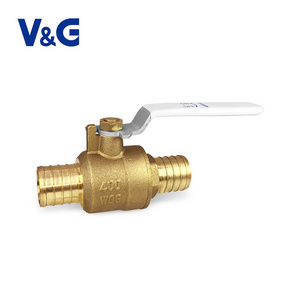 1/2" - 3/4" Inch PEX Forging Lead-Free Brass Water Control Ball Valve