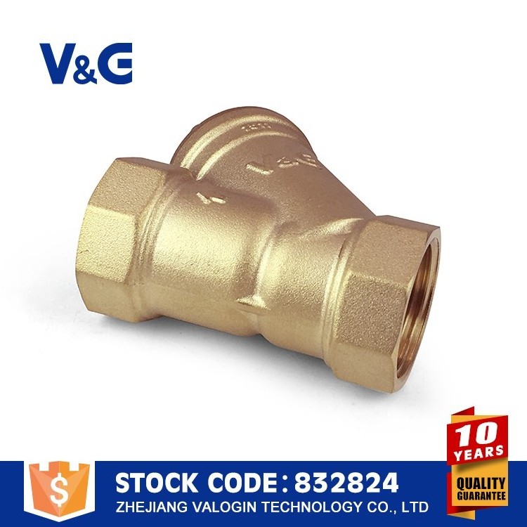 Factory Provide Directly Good Selling Brass Foot Valve With Strainer