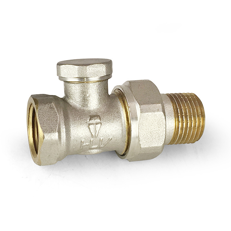 1/2 - 3/4 Inch Smart central heating Nickel Plating Brass radiator valve