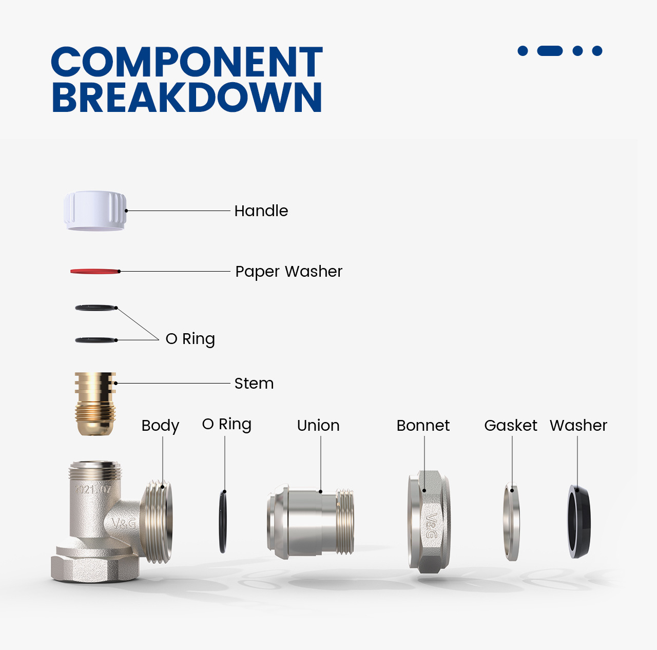 Brass Auto Air Vent Thermostatic Stop Valve For Radiator