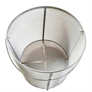 100 300 400 Micron Stainless Steel Mesh Bucket Home brewing equipment grain basket Beer Brewing Hop Filter