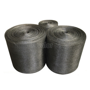 Factory price gas liquid mesh Filter stainless steel types of knit wire mesh filter for cylinder filter