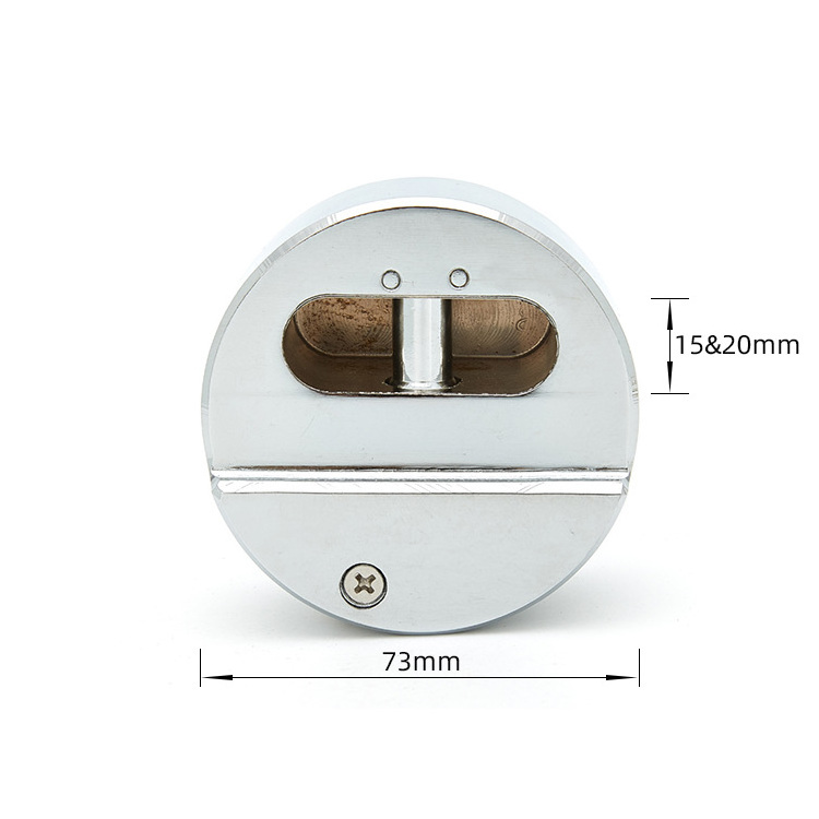 73mm Steel Lock Hidden Shackle Padlocks Keyed Alike With 2 Pcs Keys For Truck Gates Vans Ship Heavy Duty Puck Lock