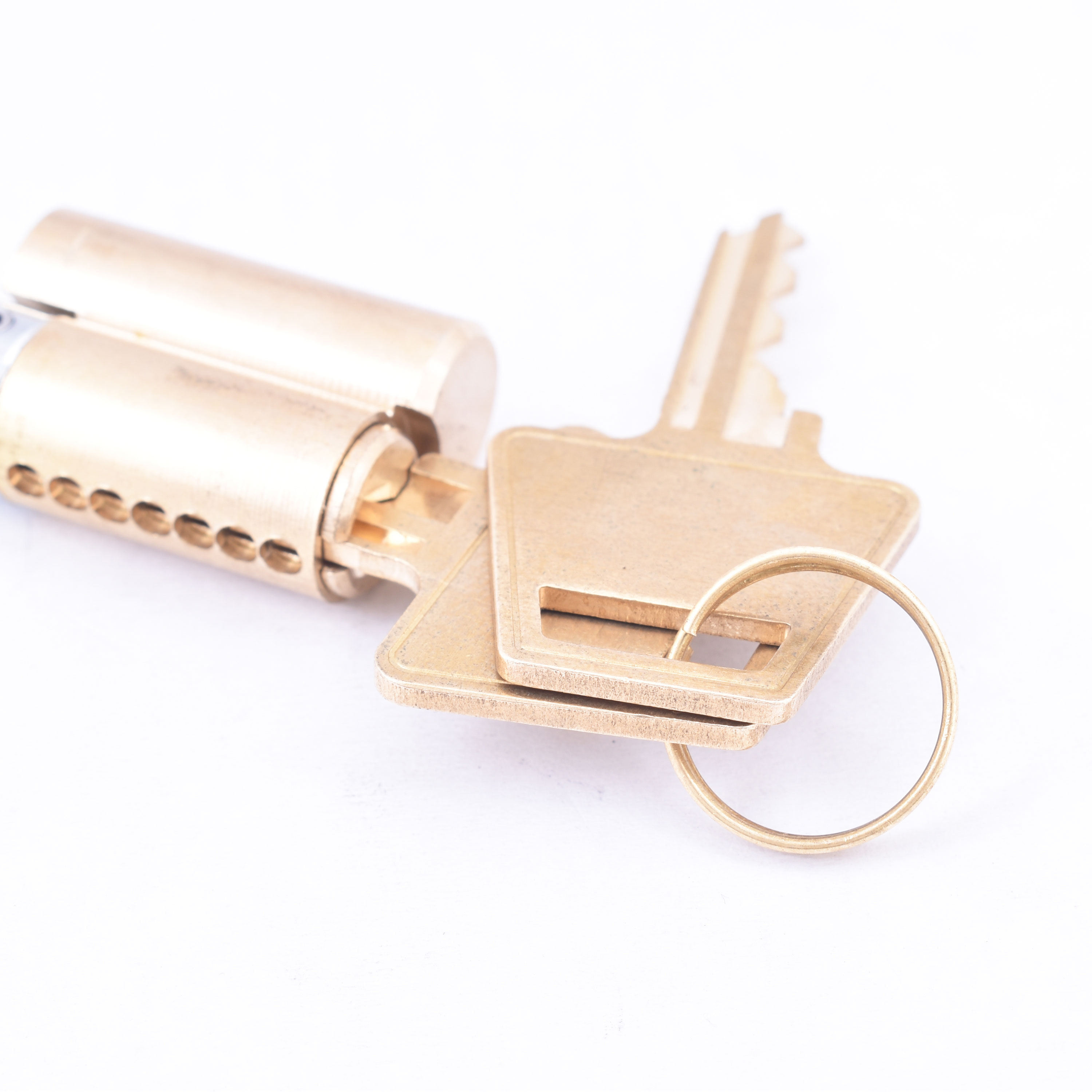 2023 Hot selling Double Open 6 Pins Master Key Brass Euro Door Lock Cylinder With 2 Master Cylinder And Master Key