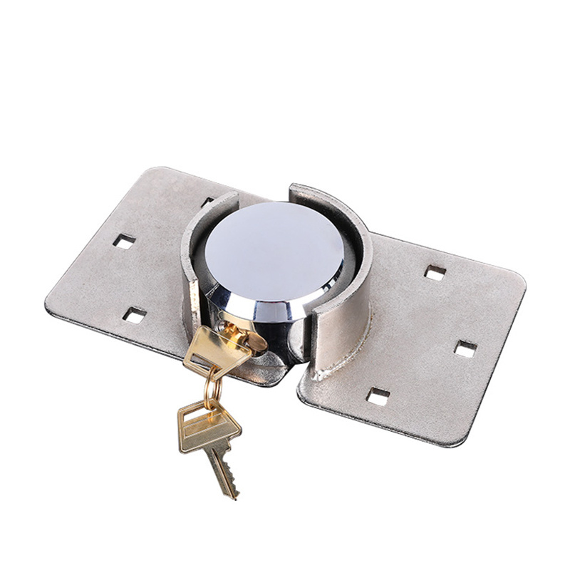 73mm High Security Master Lock for Truck and Van Solid Steel with Solid Brass Cylinder Keyed Alike Hidden Shackle Puck Padlock