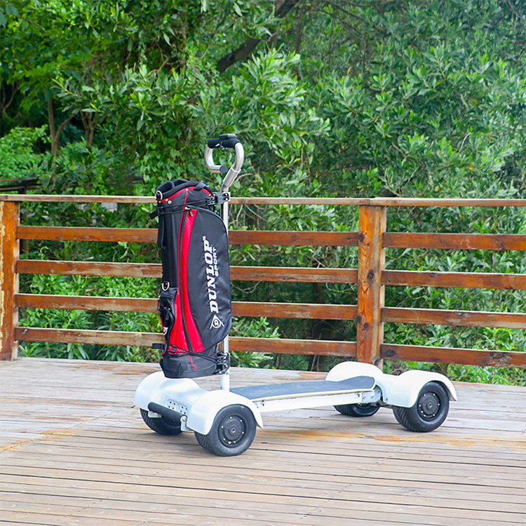 4 wheel golf cart board australia powerful adults fat tire with golf bag electric golf scooter