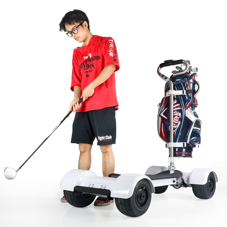 4 wheel golf cart board australia powerful adults fat tire with golf bag electric golf scooter