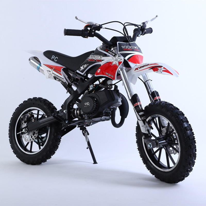 Popular in yellow black red colour with front and rear shock absorber liquid cooled dirt bike for kids