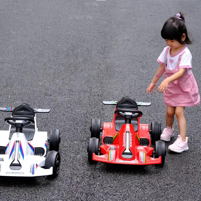 Best price four wheel kids electric drifting scooter go drift karts for chidren ride on toys