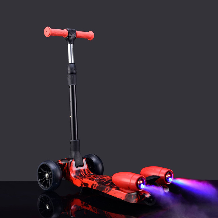 newest outdoor child toys 3 wheels kids drift scooter with flashing function mobility scooter for sale