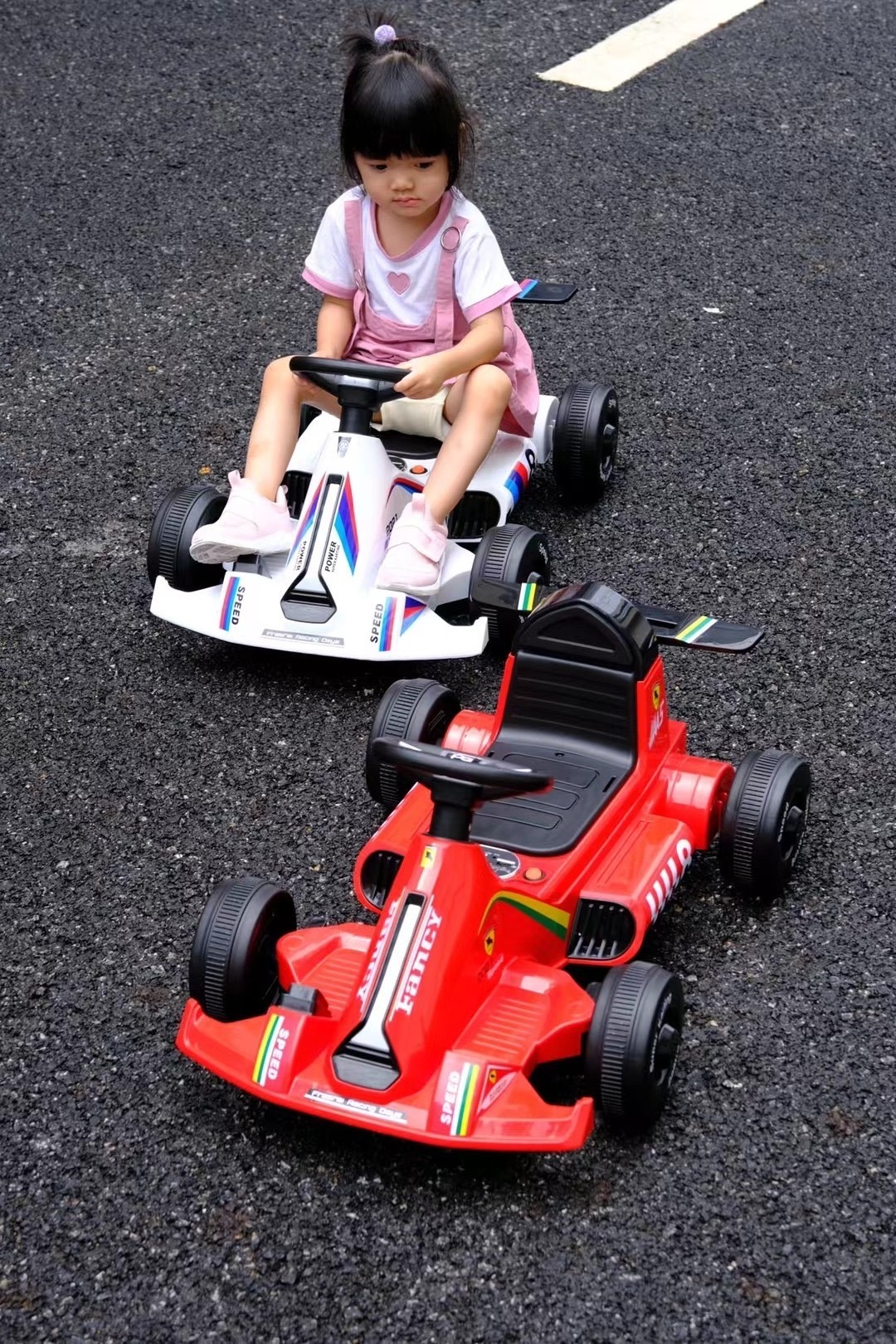 Best price four wheel kids electric drifting scooter go drift karts for chidren ride on toys