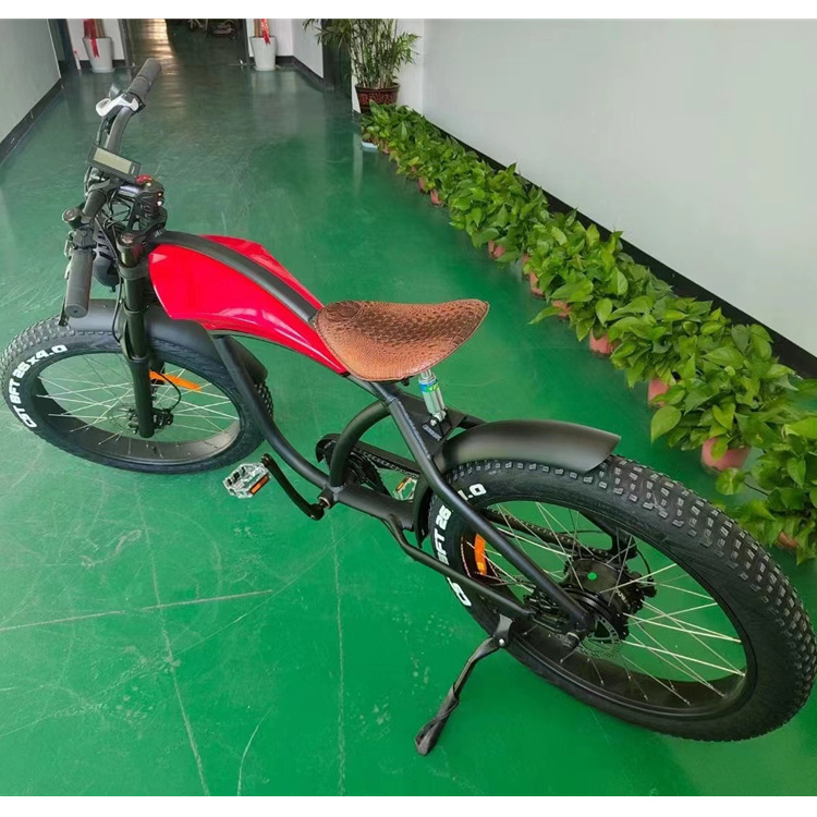 26*4.0 750w 1000w Big Power Fat Tire Electric Mountain E Bike/snow Bike/electric Bicycle With Ce