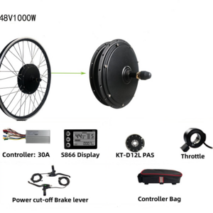 High Efficiency Electric Bicycle Conversion Kits S866 Display 500W 750W 1000W Ebike BLDC Hub Spoke Motor Kit