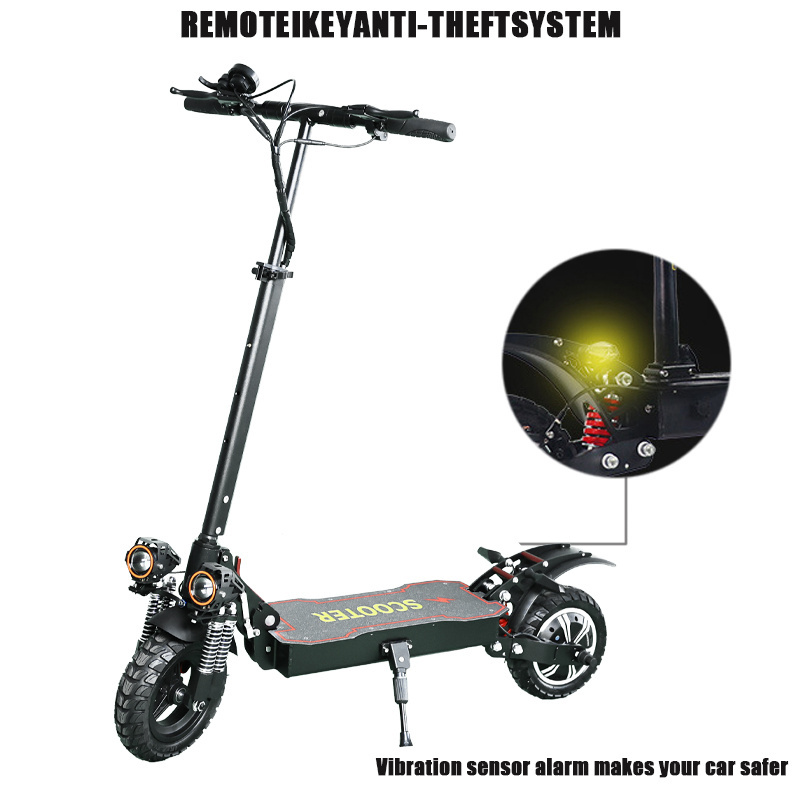 street legal wholesale china foldable shock absorbers  germany electric scooter powerful adult with bluetooth