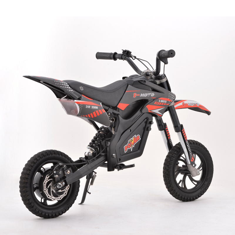 Whosale 24v 350w 25km/h Electric Dirt Bikes For Kids 8 9 Years Old To Go Fast Electric Motorbike