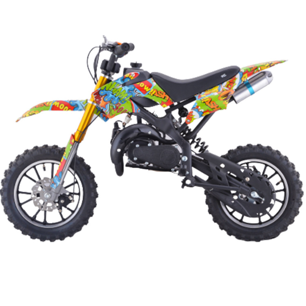 New Fashion 2 stroke Mini Dirt Bikes Pull Start Gas Mini Motorcycle 49cc For Kids