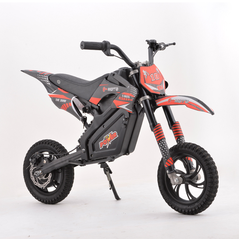 Whosale 24v 350w 25km/h Electric Dirt Bikes For Kids 8 9 Years Old To Go Fast Electric Motorbike