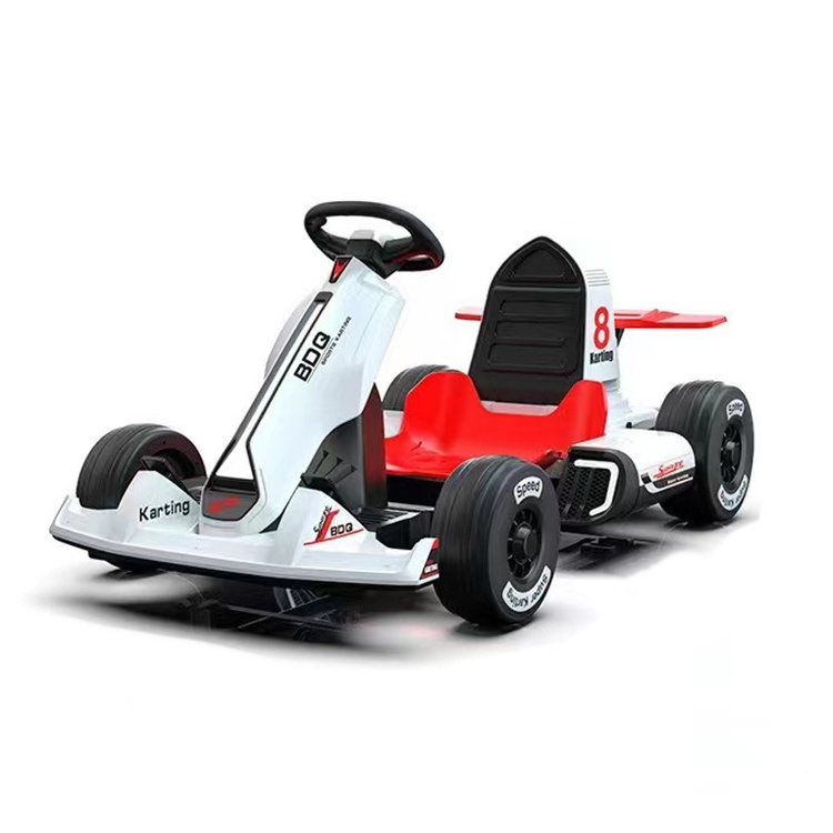 High Quality Multifunction 20cm Body Adjustable 550W Electric Go Karts For Kids