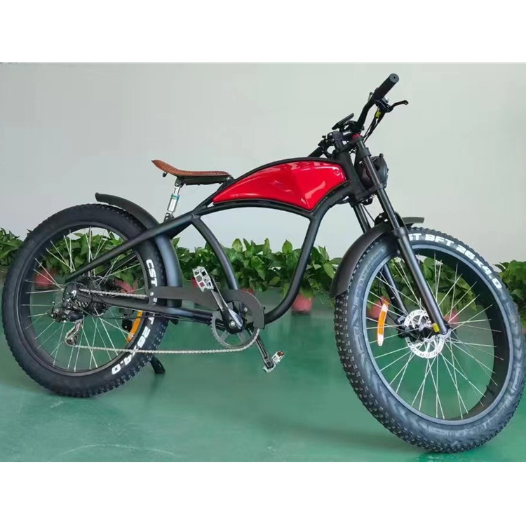 26*4.0 750w 1000w Big Power Fat Tire Electric Mountain E Bike/snow Bike/electric Bicycle With Ce