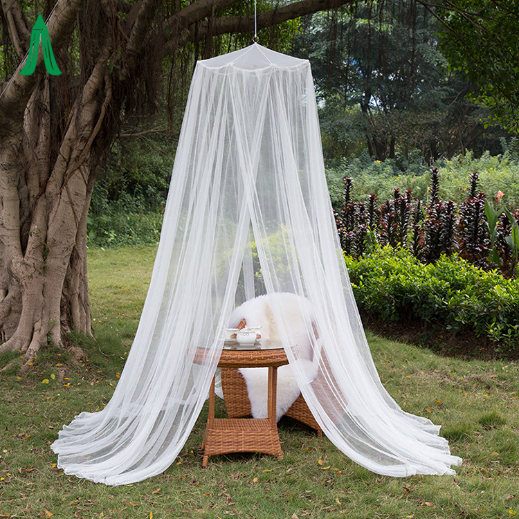 Durable Outdoor Garden Gazebo Cover Double Single Conical Hanging Mosquito Netting Folded Polyester Mesh Home Travel Camping