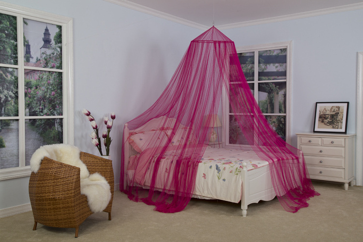 Girls Bed Canopy Curtains Hanging Umbrella Mosquito Nets for Double bed